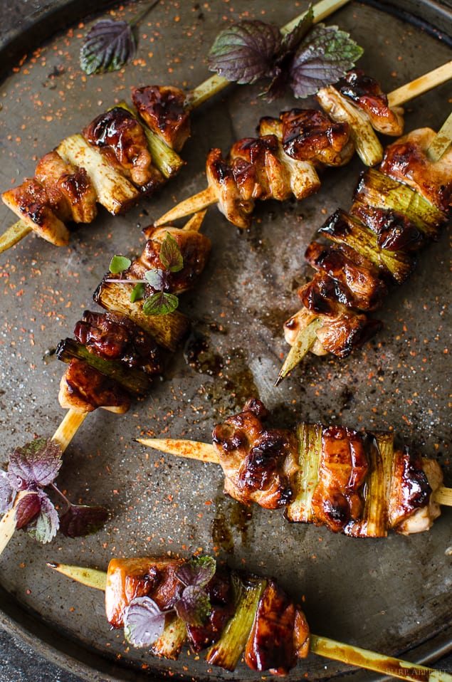 Negima Yakitori (Japanese Chicken Skewers With Scallion) Recipe