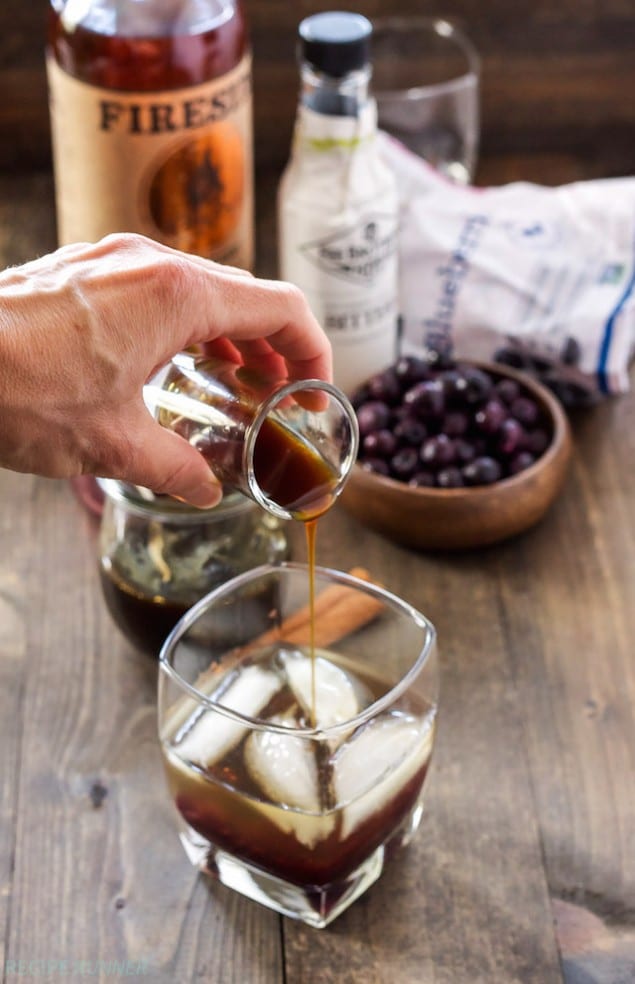 The Cinnamon Blueberry Old Fashioned