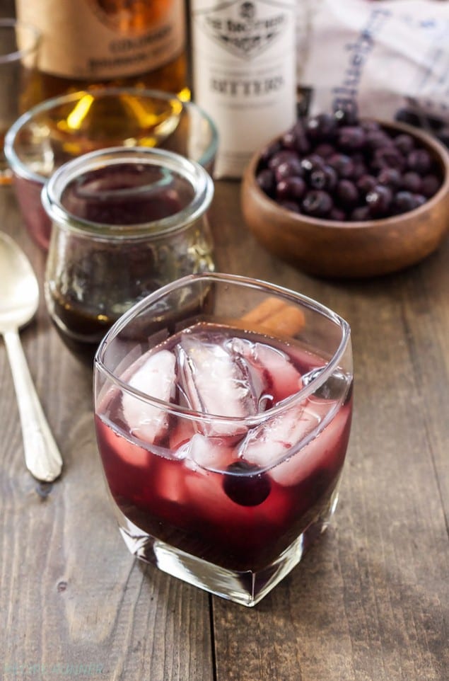 The Cinnamon Blueberry Old Fashioned
