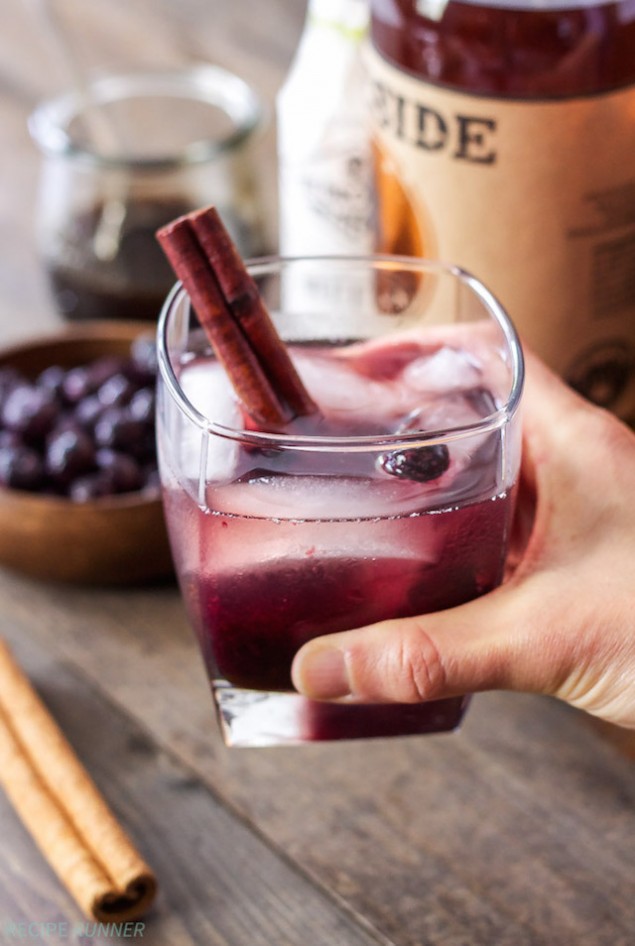 The Cinnamon Blueberry Old Fashioned