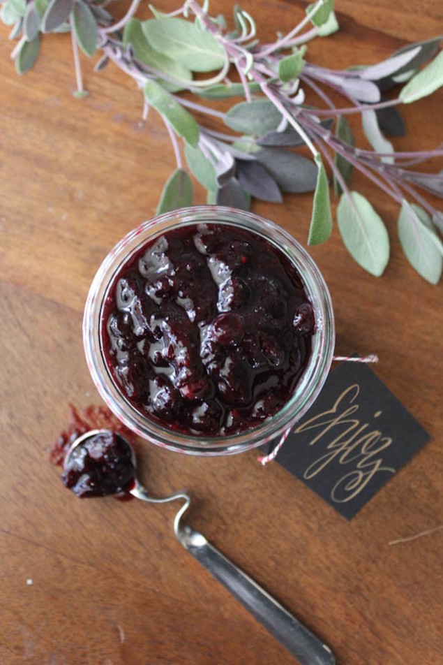 Blueberry and Sage Chutney