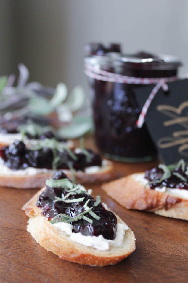 Blueberry and Sage Chutney