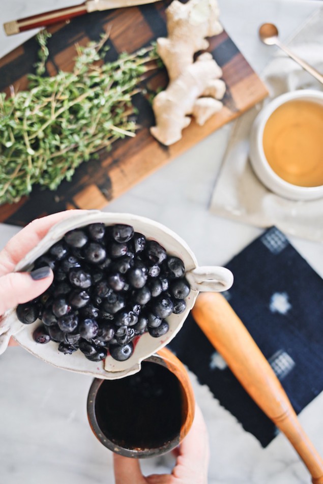 The Blueberry Bourbon Fizz