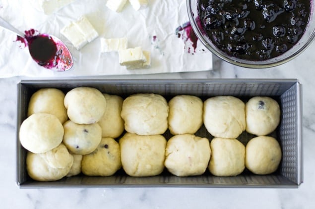 Blueberry Brie Pull-Apart Bread