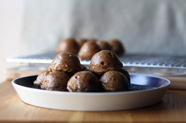 Baked Apple Donut Holes with Honey Glaze