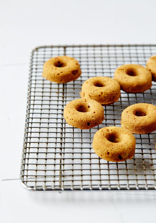 Spiced Maple Donuts with Maple Molasses Glaze