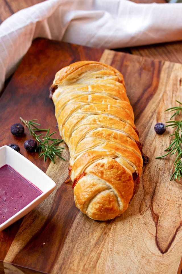 Blueberry and Brie Turkey Wellington