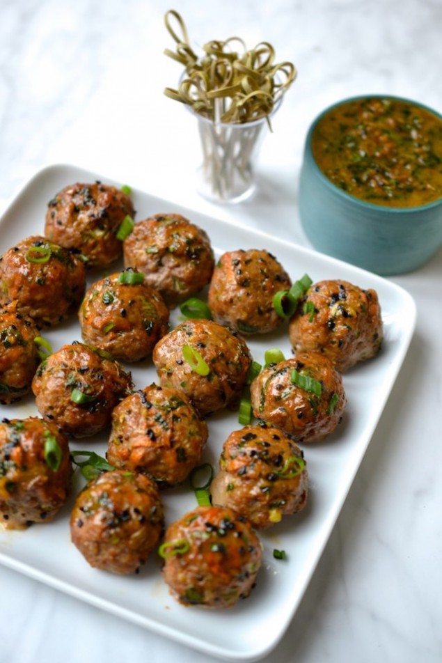 Ginger Sesame Meatballs