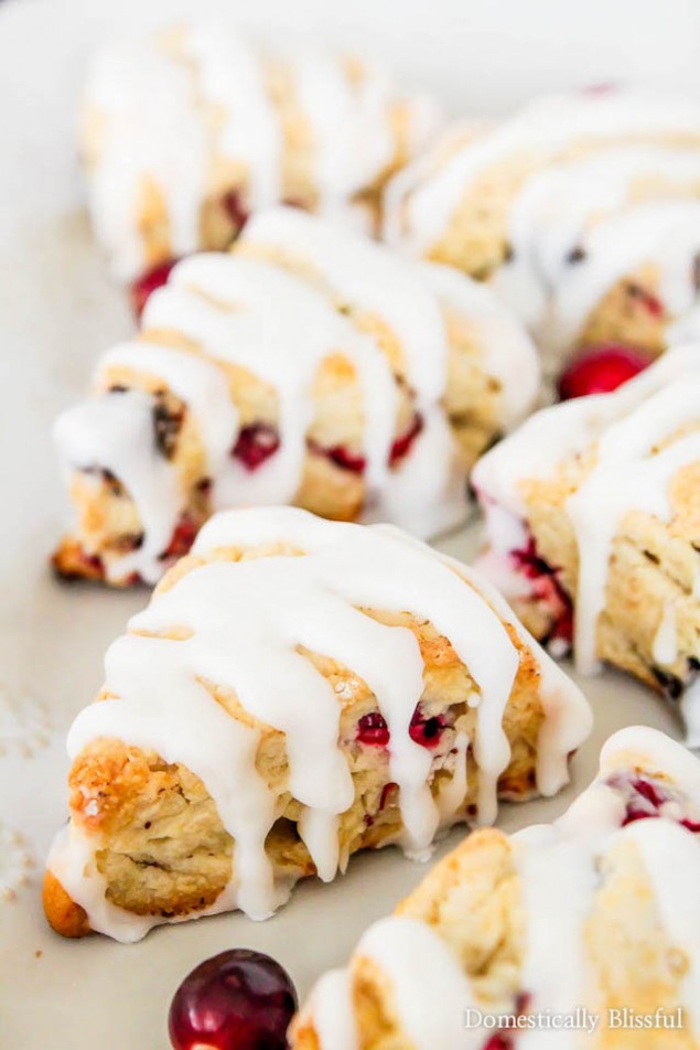 Cranberry and Dark Chocolate Scones