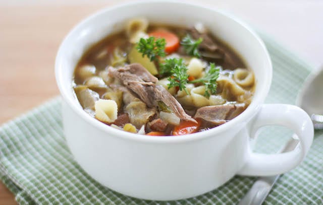 Hearty Turkey Minestrone Soup