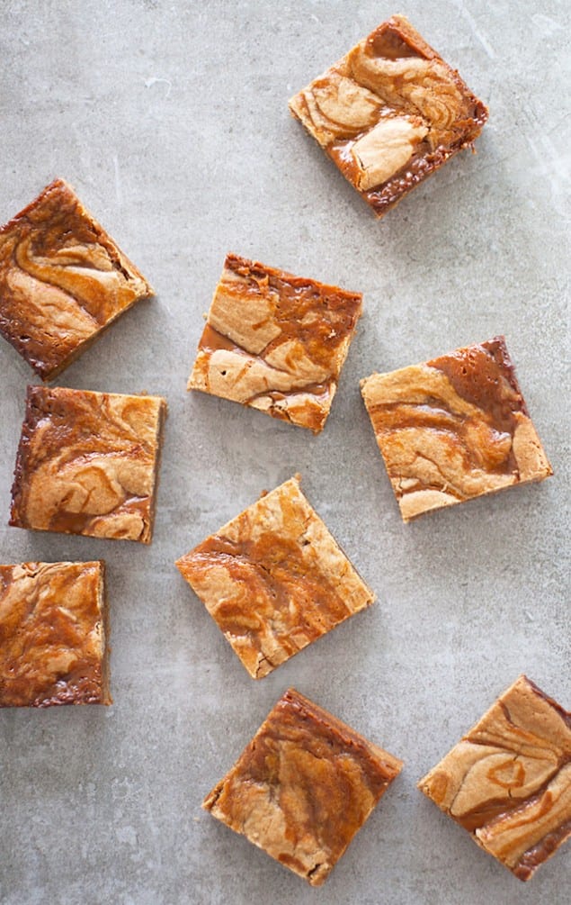 Brown Butter Caramel Blondies