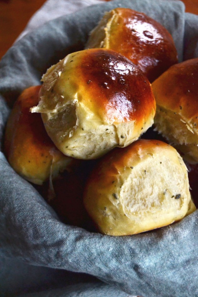 Sage and Cider Bread Rolls