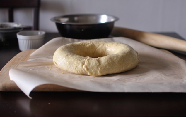 Sage and Walnut Ring with Maple Glaze