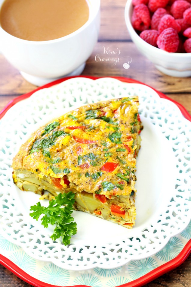 Festive Potato Frittata 