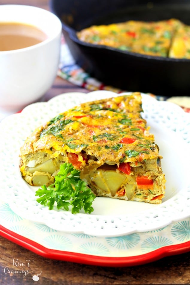 Festive Potato Frittata 