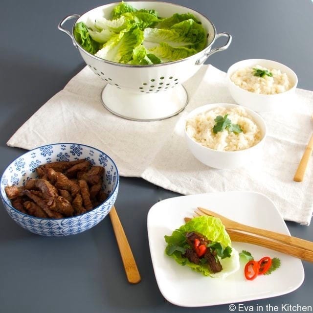 Korean Bulgogi Lettuce Wraps