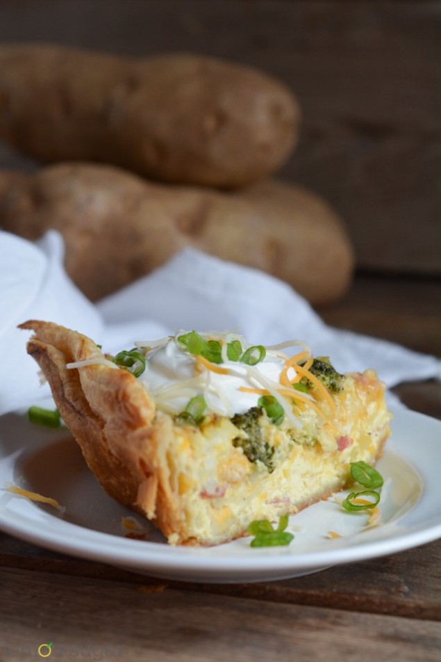 Loaded Potato Quiche