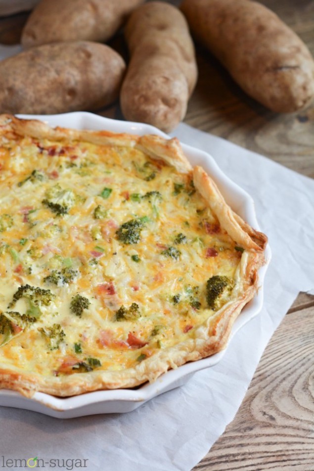 Loaded Potato Quiche