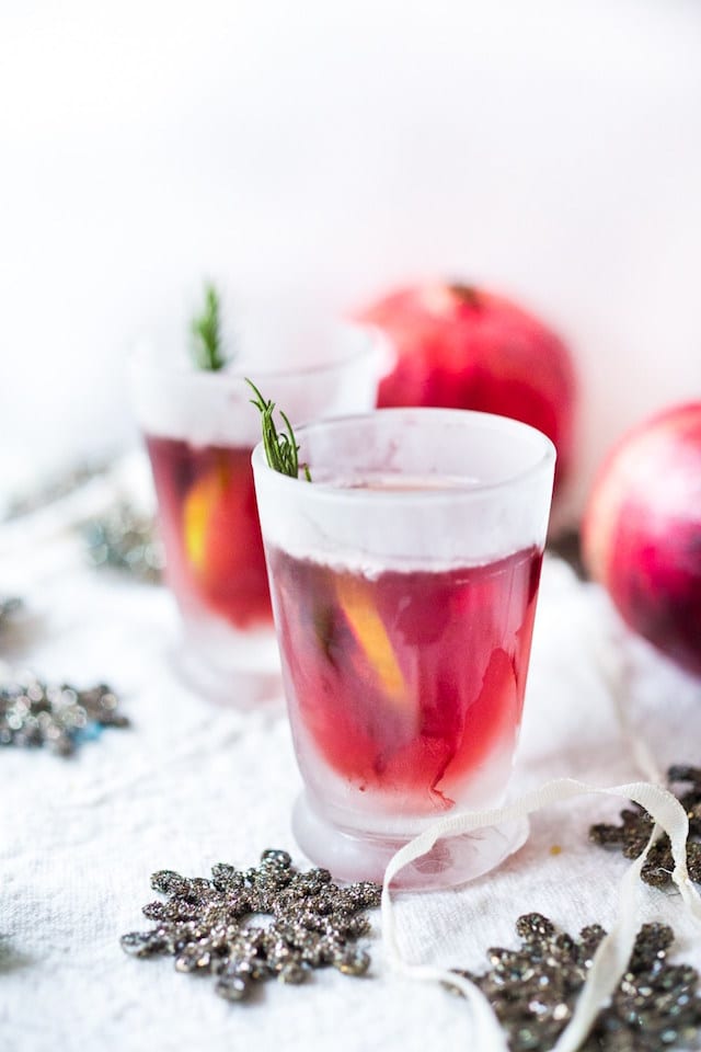 Pomegranate Lime Drop Cocktail