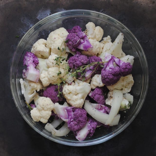 Roasted Cauliflower with Thyme and Pine Nuts4