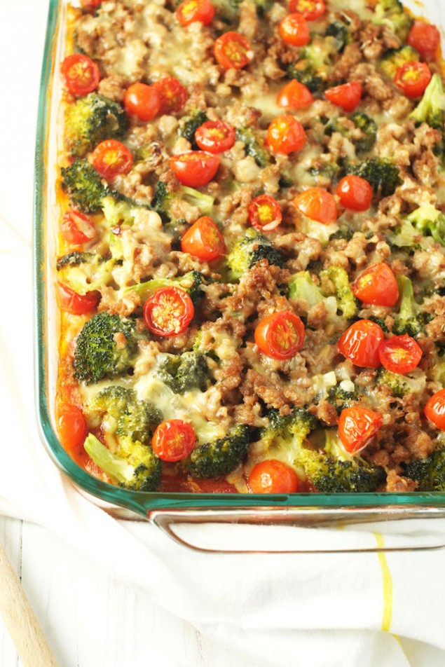  Sausage Polenta Bake and Chocolate Hazelnut Biscotti