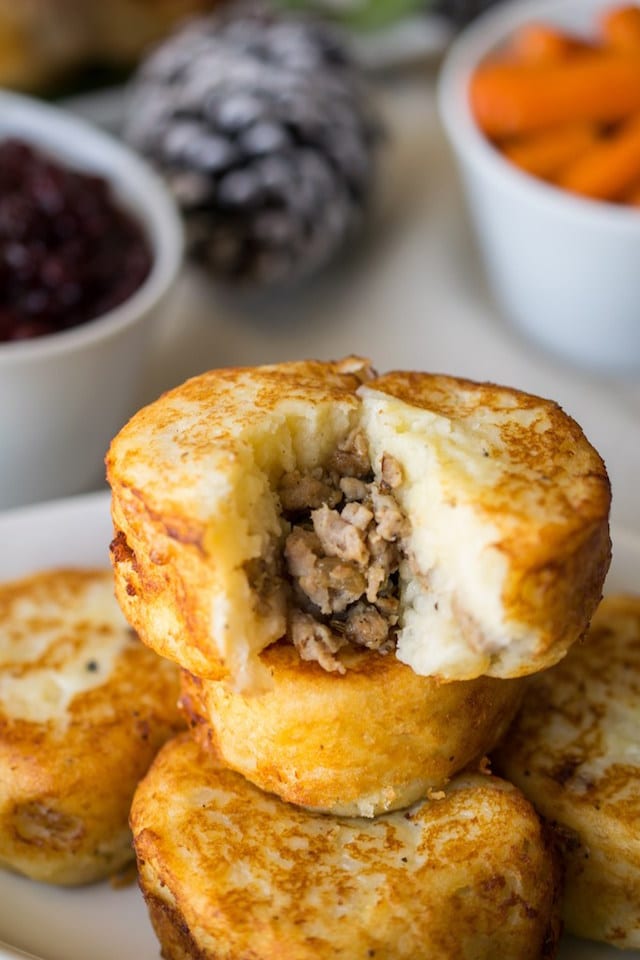 Sausage Filled Potato Dumplings