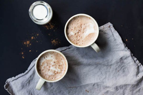 Vegan Hot Chocolate with Maca