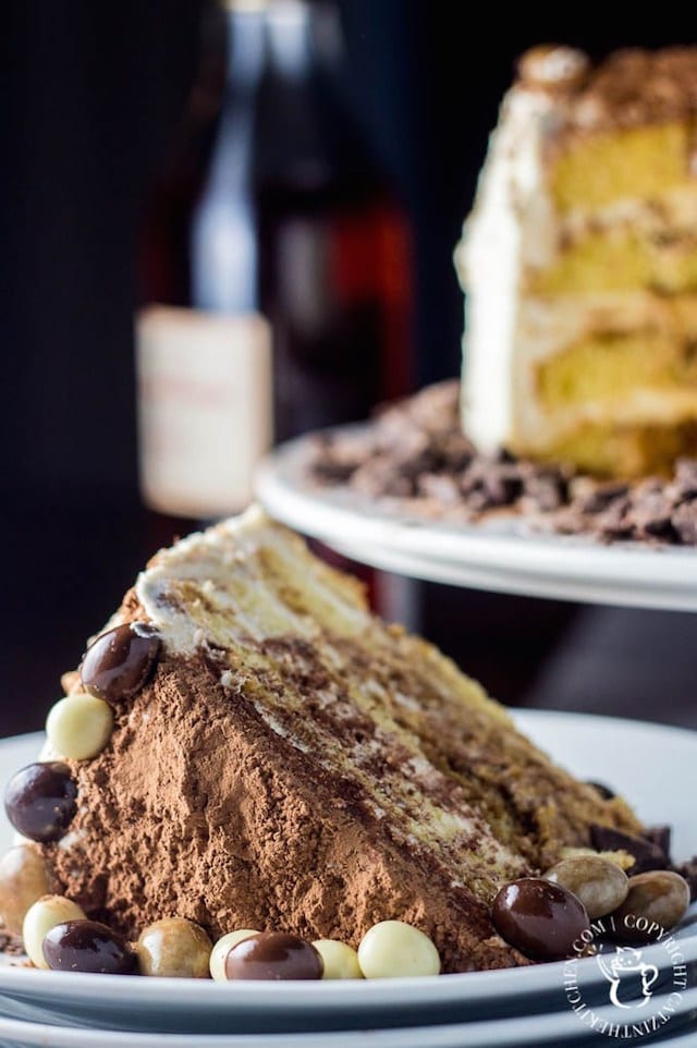 Tiramisu Cake with Chocolate Covered Espresso Beans1