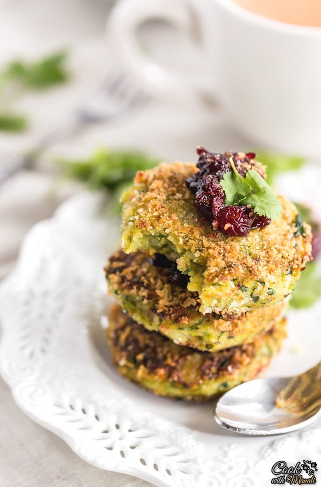 Potato Cakes and Cranberry Orange Sauce