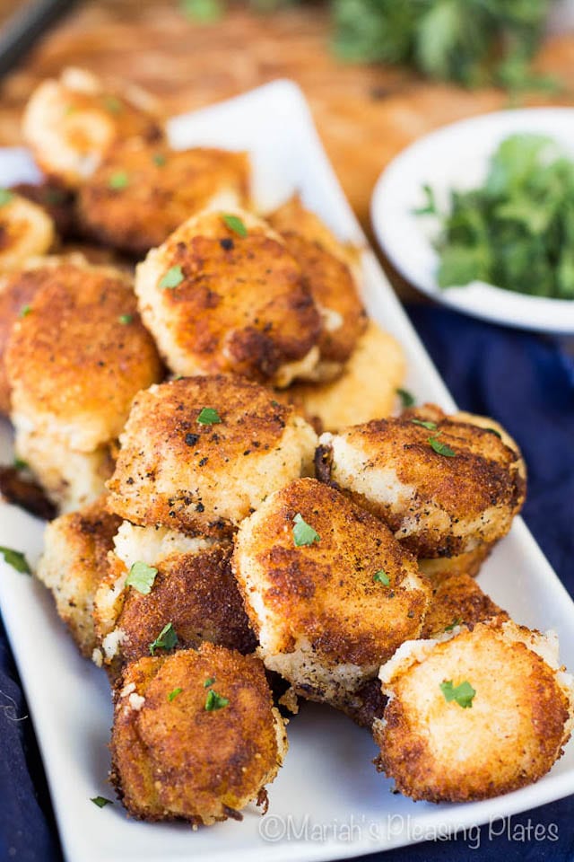 Parmesan and Garlic Potato Bites