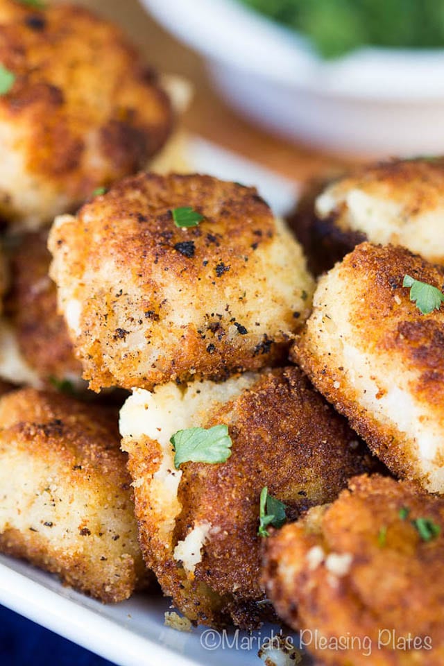 Parmesan and Garlic Potato Bites