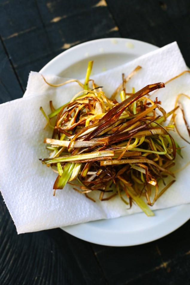 Cheese and Potato Pierogi with Fried Leeks