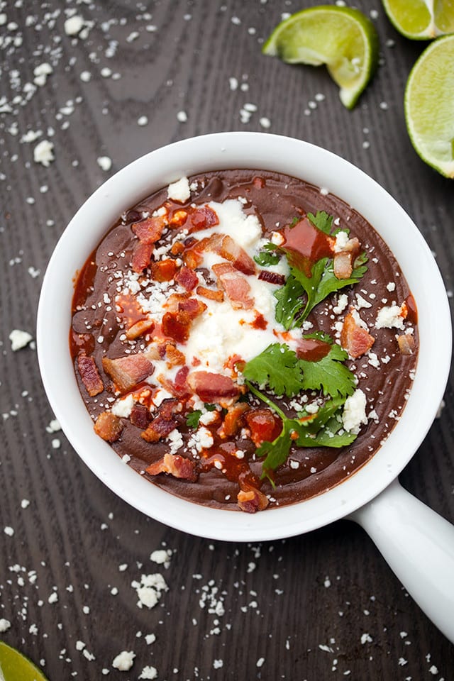 Black Bean and Bacon Soup