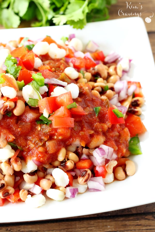 Colorful Black Eyed Pea Salad