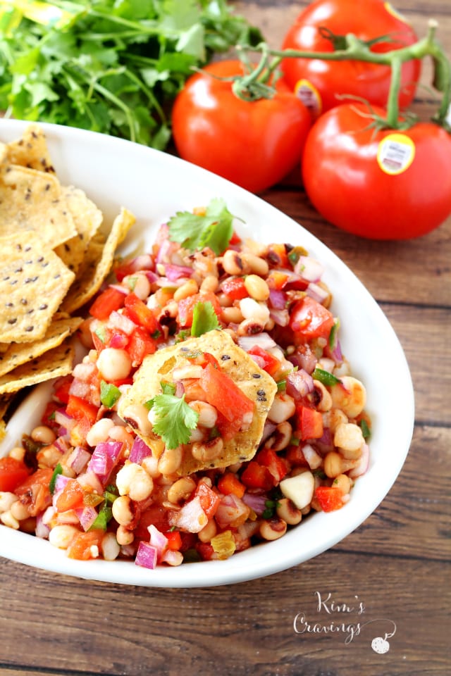 Colorful Black Eyed Pea Salad