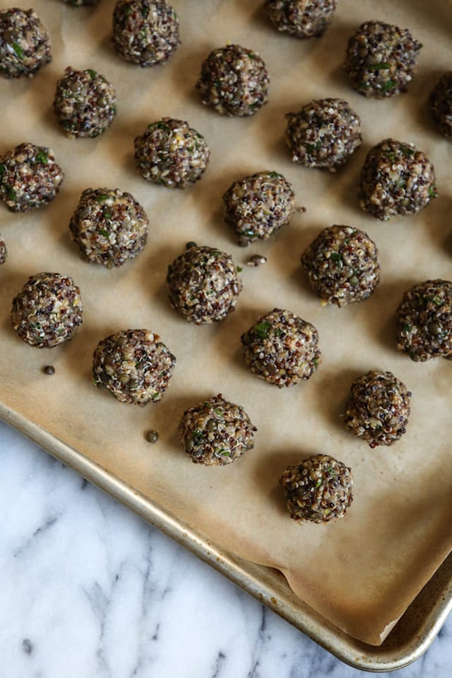 Vegetarian Lentil Meatballs