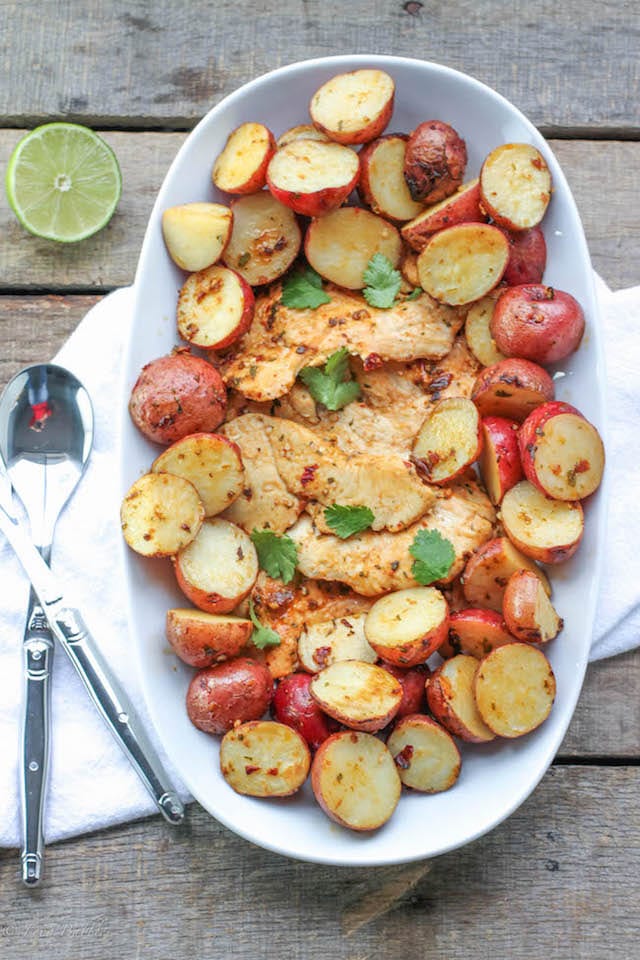 Chipotle Lime Potatoes and Chicken