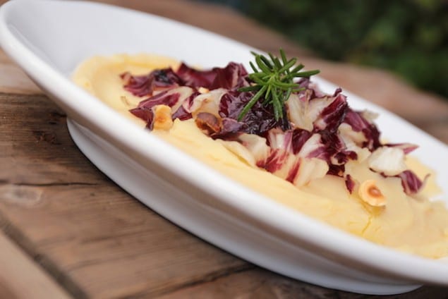 Radicchio and Mashed Potatoes