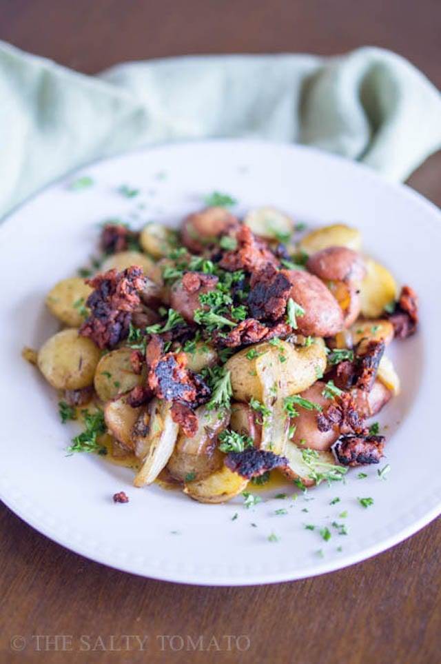 Paprika and Thyme Potatoes with Soyrizo