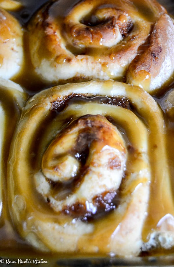 Bourbon Apple Cinnamon Rolls