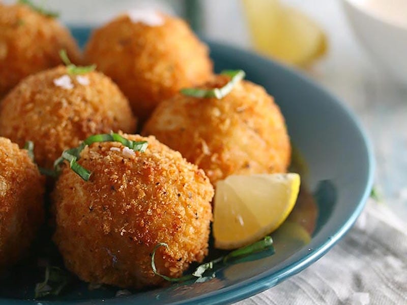 Croquettes crab Crab and