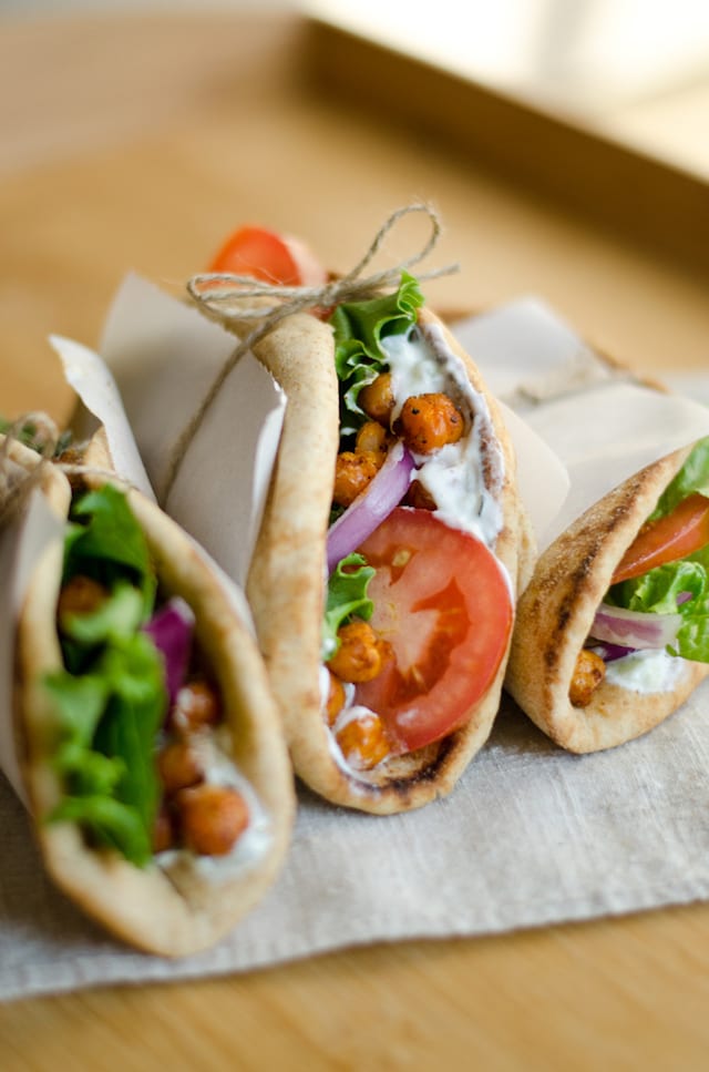 Spiced Chickpea Gyros 