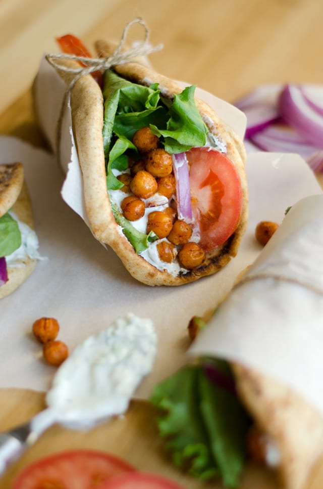 Spiced Chickpea Gyros