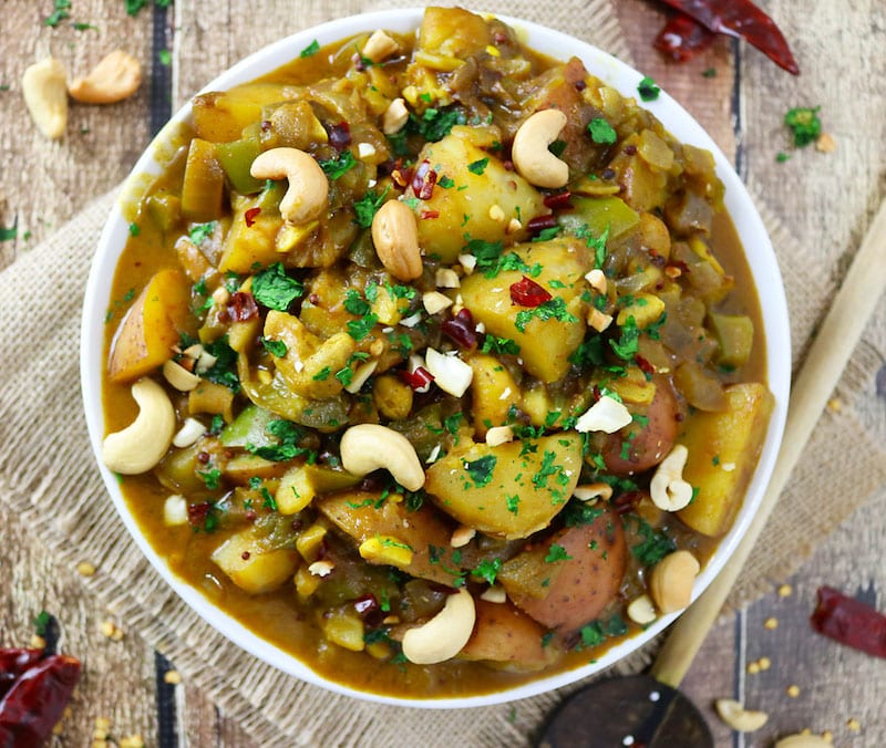 Sri Lankan Potato-Cashew Curry