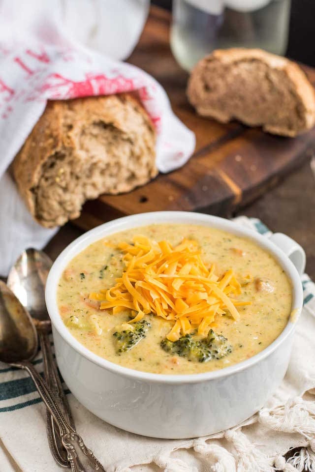 Cheesy Broccoli Cheddar Soup