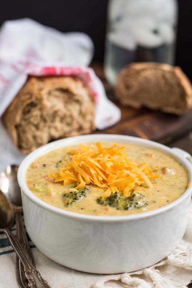 Cheesy Broccoli Cheddar Soup