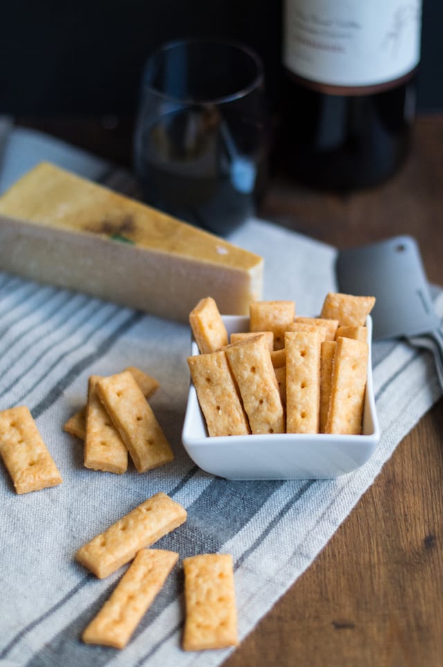 Homemade Three Cheese Crackers Perfect for a Cheese Board