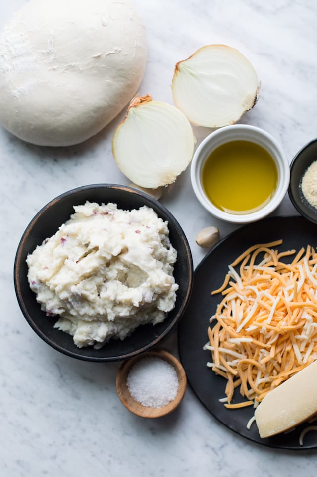 Potato Pierogi Pizza