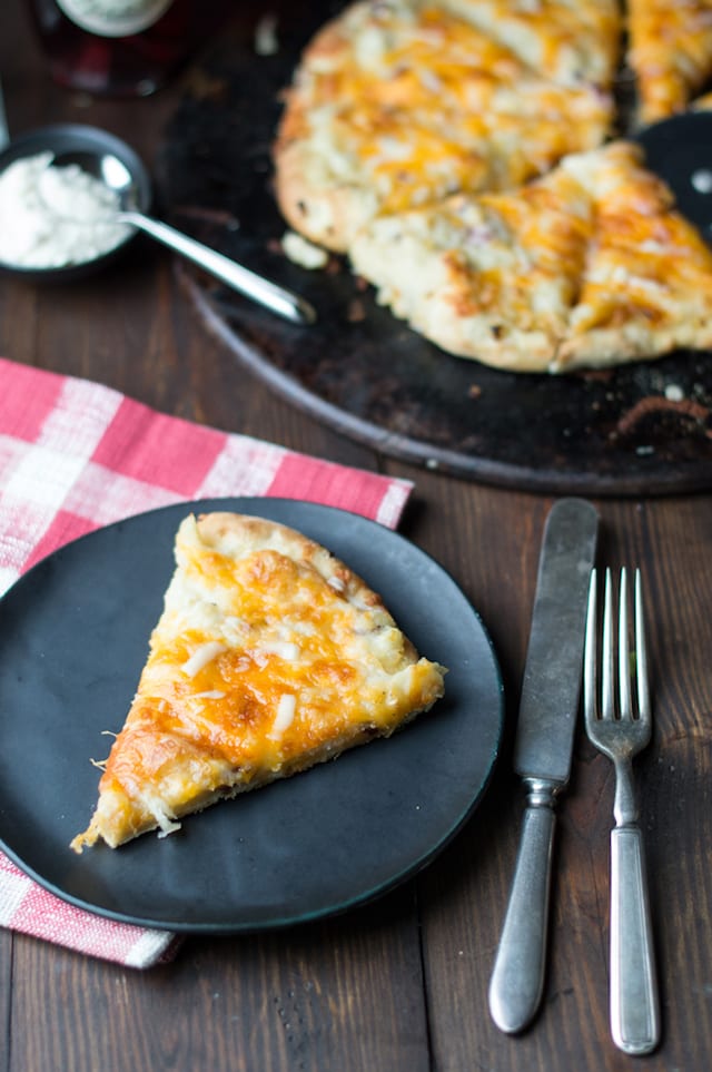 Potato Pierogi Pizza