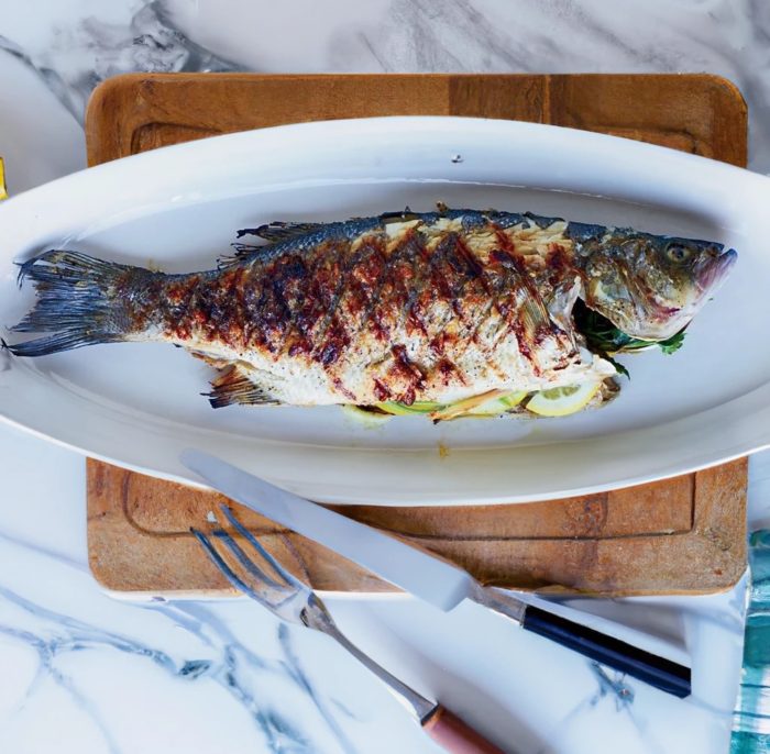 Grilled Whole Fish Greek Style